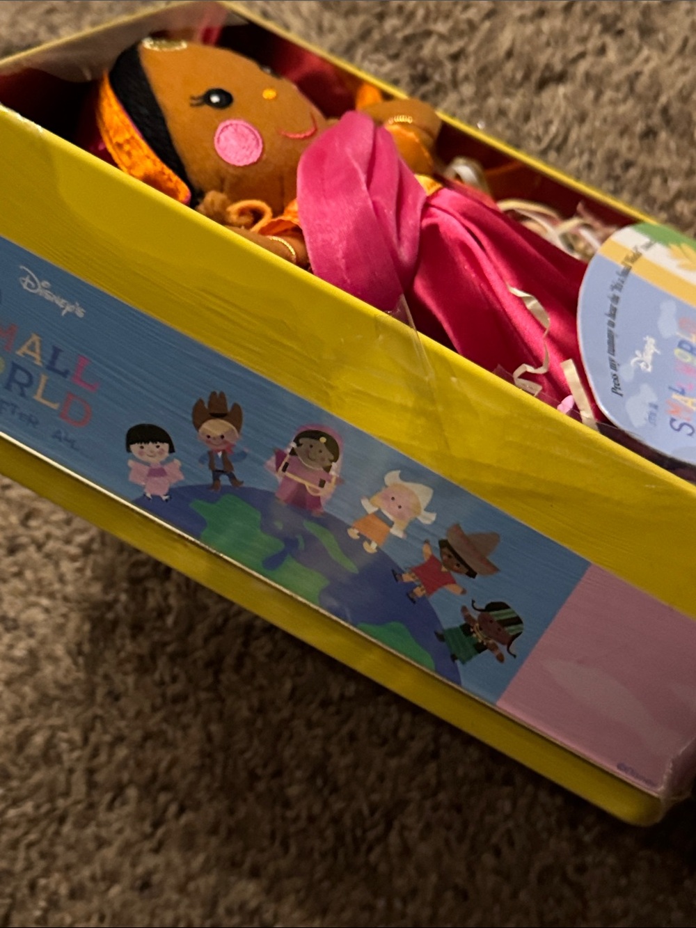 Disney Small World Anju India Plush Doll - Pink & Gold - Picture 4 of 6